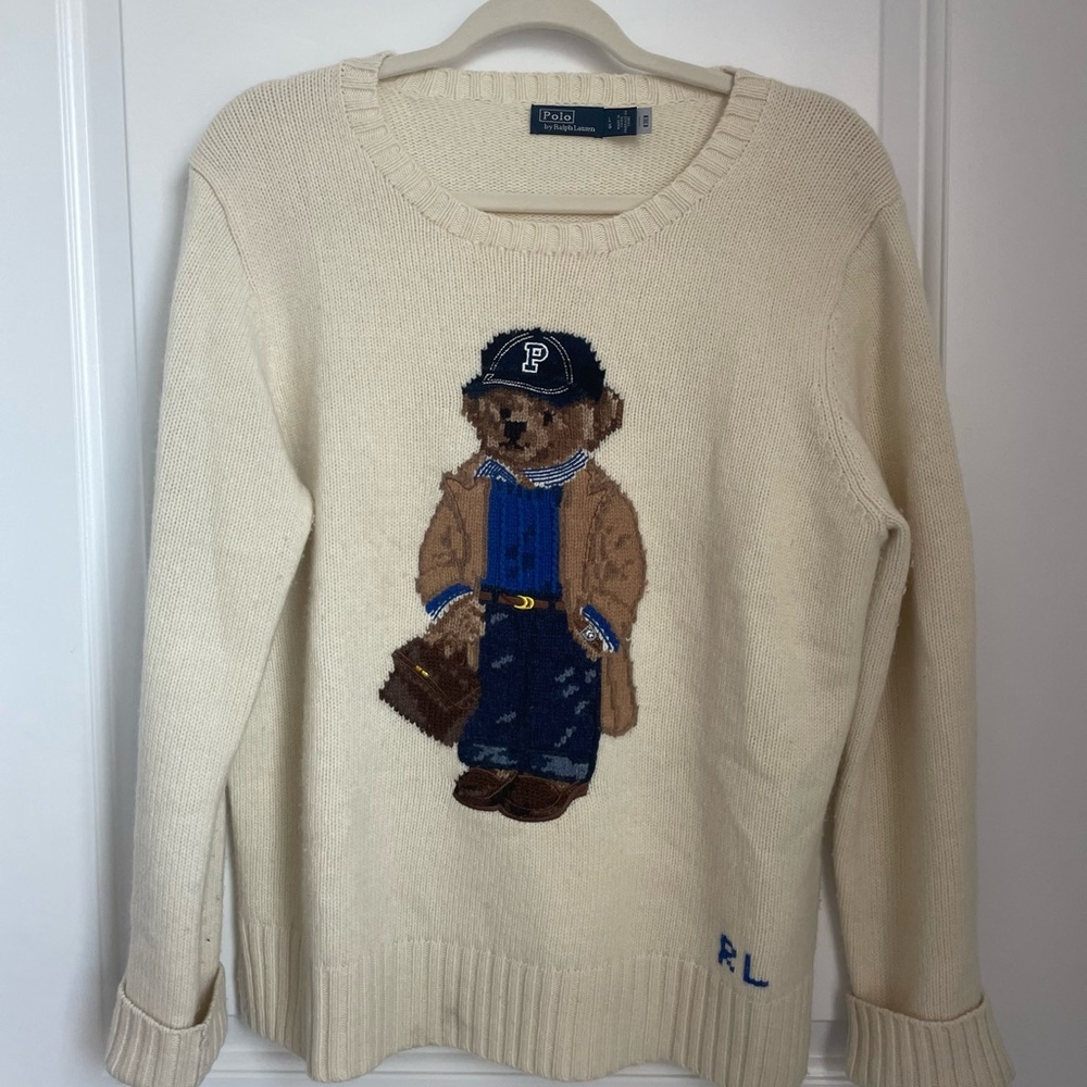 Polo by Ralph Lauren Women’s Bear Sweatshirt Size Large